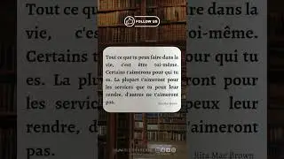&laquo; Quelle est la plus belle citation de Rita Mae Brown ? &raquo;  #reels #subscribe   #reels