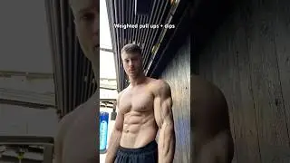 Built by pull ups and dips