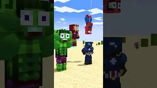 Baby Noob Draws A Fake Hole for Super Hero- minecraft animation #shorts