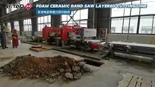 FOAM CERAMIC BAND SAW LAYERED CUTTING LINE