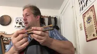 Trying out Modhran ergonomic bodhran tippers