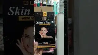 24K Gold skin Polish #shortvideo