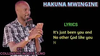 HAKUNA MWINGINE by Collins McNgoye. (LATEST PRAISE SONG) 2026.Star Records Studio Kenya.