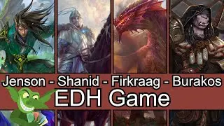 Precon-a-paloza part two! Jeson vs Shanid vs Firkraag vs Burakos EDH / CMDR game play