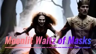 Moonlit Waltz of Masks 🖤 Dark Fairytale Love Song | Official Lyric Video