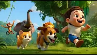 Jungle Friends & The Lost Baby elephant  and lion| Emotional Kids Story | Friendship &trust