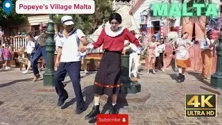 Unforgettable Dance Experience at Popeye’s Village, Malta! | Fun & Energy in 4K 🇲🇹