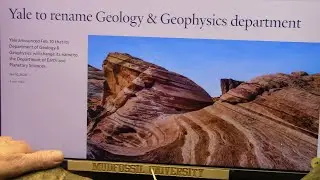 Did Yale Drop the Name Geology in Favor of Planetary Science Which is the Mudfossils I Showed Yale