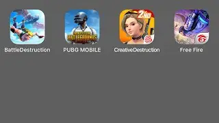 Battle Destruction,PUBG Mobile,Creative Destruction,Garena Free Fire,Battle Royale