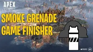 SMOKE GRENADE GAME FINISHER || EPIC PLAY BY SHROUD (Apex Legends Best Moments)