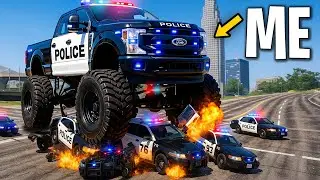 Trolling Cops with Police Truck on GTA 5