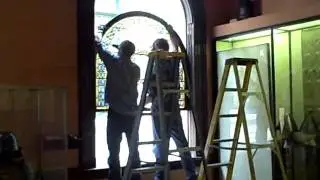 A Restored Tiffany Stained-glass Window is Reinstalled