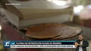 Artista filipina faz retratos em folhas de &aacute;rvores e faz sucesso nas redes sociais