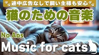 猫が落ち着く音楽 (12時間途中広告なし) 猫が安心する音楽 | お留守番対策 / No Ads/12 hours/Relaxing music for cats_vol.261