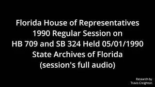 Florida House Floor Debate (May 1, 1990): HB 709 & SB 324 &mdash; Wrongful Death Act