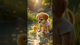 #CutePuppy #DucklingStory #Heartwarming #FunnyEnding #PuppyAdventure #AdorableAnimals #EmotionalStor