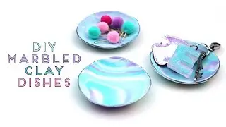 Diy Marbled Clay Catch-all Dishes