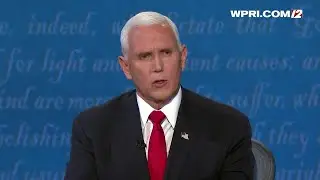 VIDEO NOW: Sen. Harris, VP Pence debate transparency on health