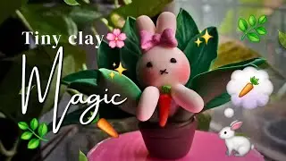 🐇 “Tiny Clay Magic 🌸 | Watch This Miniature Come to Life”