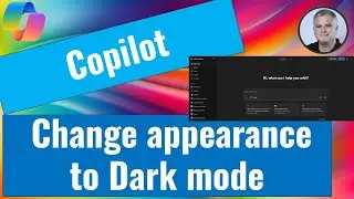 Как изменить внешний вид чата Copilot на темный режим?