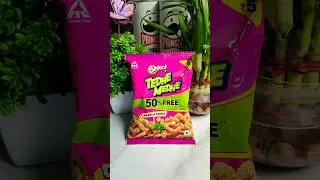Bingo! TEDHE MEDHE Masala Namkeen Tadka by ITC #chips #foodvlog #namkeen #bingo #kurkure #shorts
