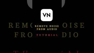 How to remove noise from audio in one click #shorts #vn