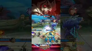 WTF.., DOUBLE MANIAC ZHASK AMAZING GAMEPLAY #VIDEOSHORT #mobilelegends