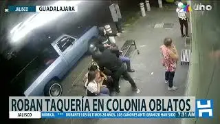 Asaltan taquer&iacute;a en colonia Oblatos
