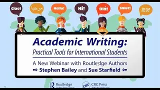 Academic Writing Webinar by Stephen Bailey 03/16/2021 Routledge