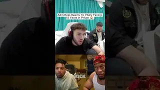 Adin Ross Reacts to Vitaly Facing 10 Years in Prison 😲 #adinross #vitalyzdtv #zias #ziasandblou