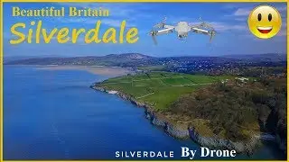 🏖️ A sunny day at Silverdale Coastline 🏖️ ...Beautiful Britain by drone