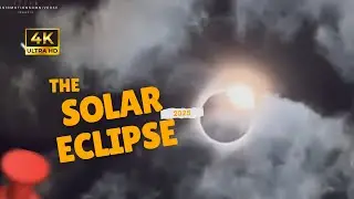 Солнечное затмение 2025 года 🌞 Потрясающие моменты &ndash; Луна закрывает Солнце в прямом эфире в Южном...