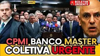 🚨AO VIVO: COLETIVA URGENTE! DEPUTADOS  PROTOCOLAM PEDIDO DE ABERTURA DA CPMI DO BANCO MASTER - VEJA