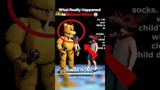 What really happened to Micheal Afton ☹️  #fnaf #shorts #horror #creepy #lore  credit:@bagos11