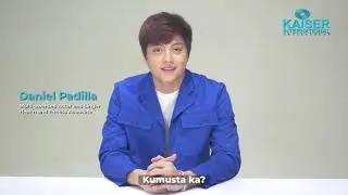 Daniel Padilla:'Pag usapang kalusugan hindi pwedeng mamaya na yan| Kaiser International Health Group