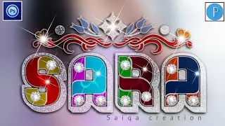 New colorfull glass font editing by pixelLab and ps touch || editing tutorial 2022