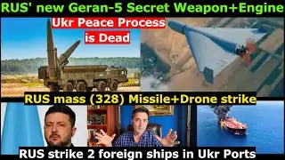 Ukr Peace process is Dead, continuous War is on. RUS advances in Donetsk. New RUS Drone's secret.