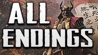 Sekiro Shadows Die Twice - ALL ENDINGS // True Ending, Good, Sad + Evil Endings