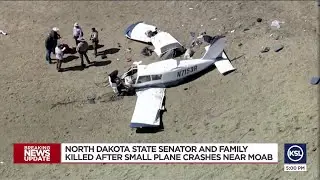Family killed in Utah plane crash landed to refuel near Moab