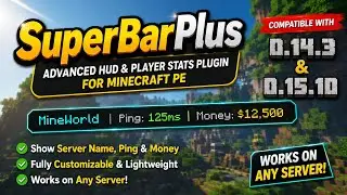 Plugin SuperBar+ For Minecraft pe 0.14.3&0.15.10 By Me :)