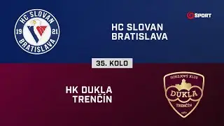 35. kolo: HC Slovan Bratislava – HK Dukla Trenčín 2:5 (HIGHLIGHTY)
