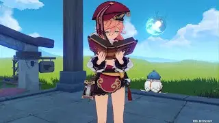 【原神】煙緋(エンヒ)　待機モーション