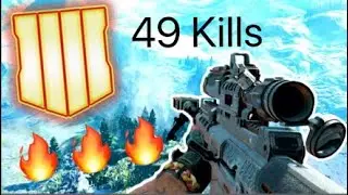 I GOT 49 KILLS IN THE SWEATIEST GAME MODE (BO4 GAMEPLAY HARDPOINT)