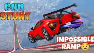 Impossible Car Stunts - Ramp Car Racing Car Simulator 3D - Android Gameplay #carstunts #viral 