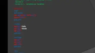 Batch as a Programming Language Tutorial Section 4 - Variables, Part 1 - Strings