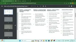 Digital Marketing Facebook Instream Ads Monetization Course Overview