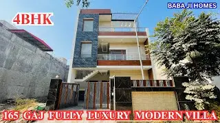 165 Gaj Ka 4BHK FULLY LUXURY MODERN VILLA/#home #property #realestate #villa #viral #bps/BABAJIHOMES