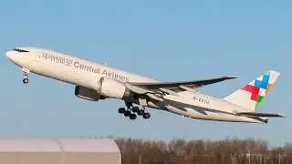 Central Airlines Boeing 777F Departing Manchester Airport | 02.01.26