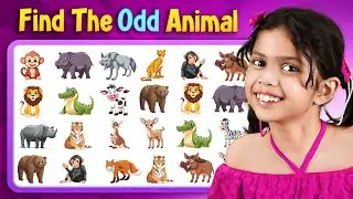 Let&rsquo;s Play &lsquo;Find the ODD One Out&rsquo; 🐶 | Animal Game Episode-1 | Adi Keshari Connection