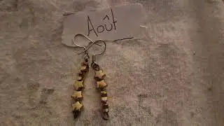 boucles d'oreilles des mois